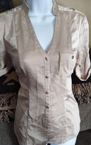 White House Black market button-up blouse XS